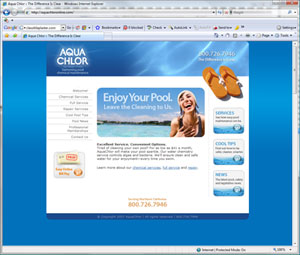 AquaChlor Web Site